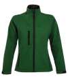 46800 Roxy SOL'S Ladies Roxy Soft Shell Jacket Bottle Green colour image